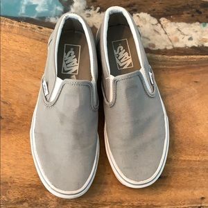 Grey slip on Vans